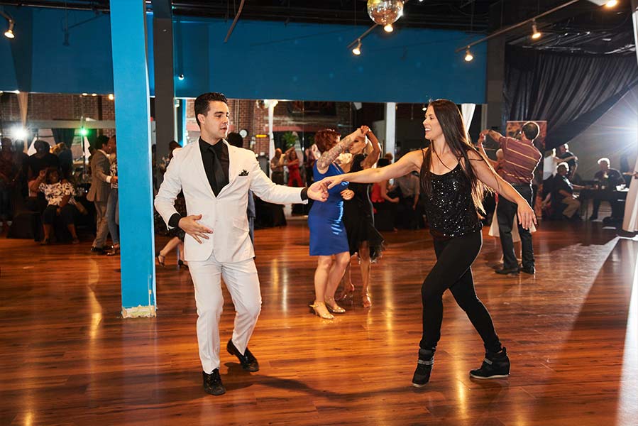 Social dance party group class at Academy Ballroom Marietta